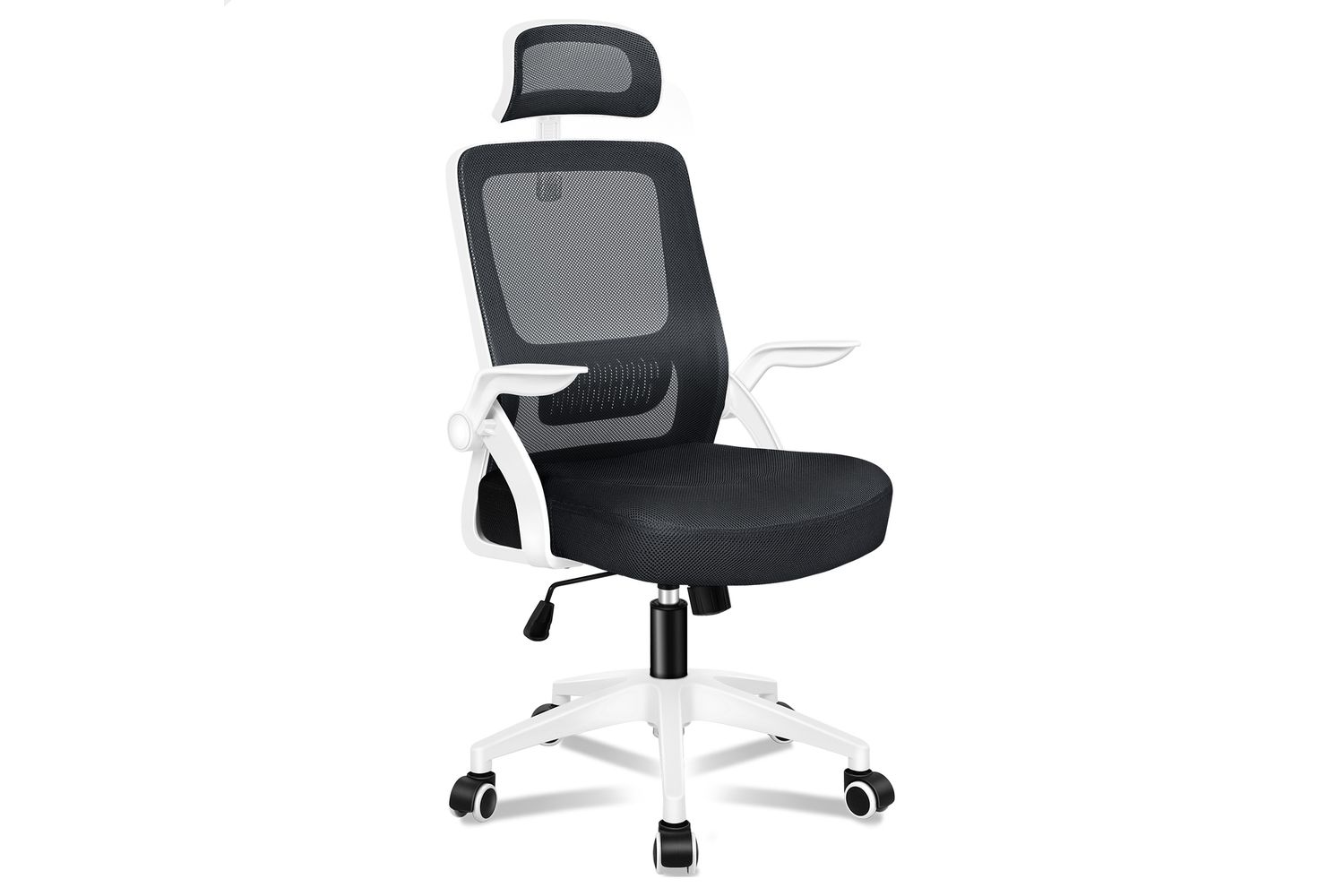 Alfordson Arco Office Chair | Ergonomic Mesh | Black White