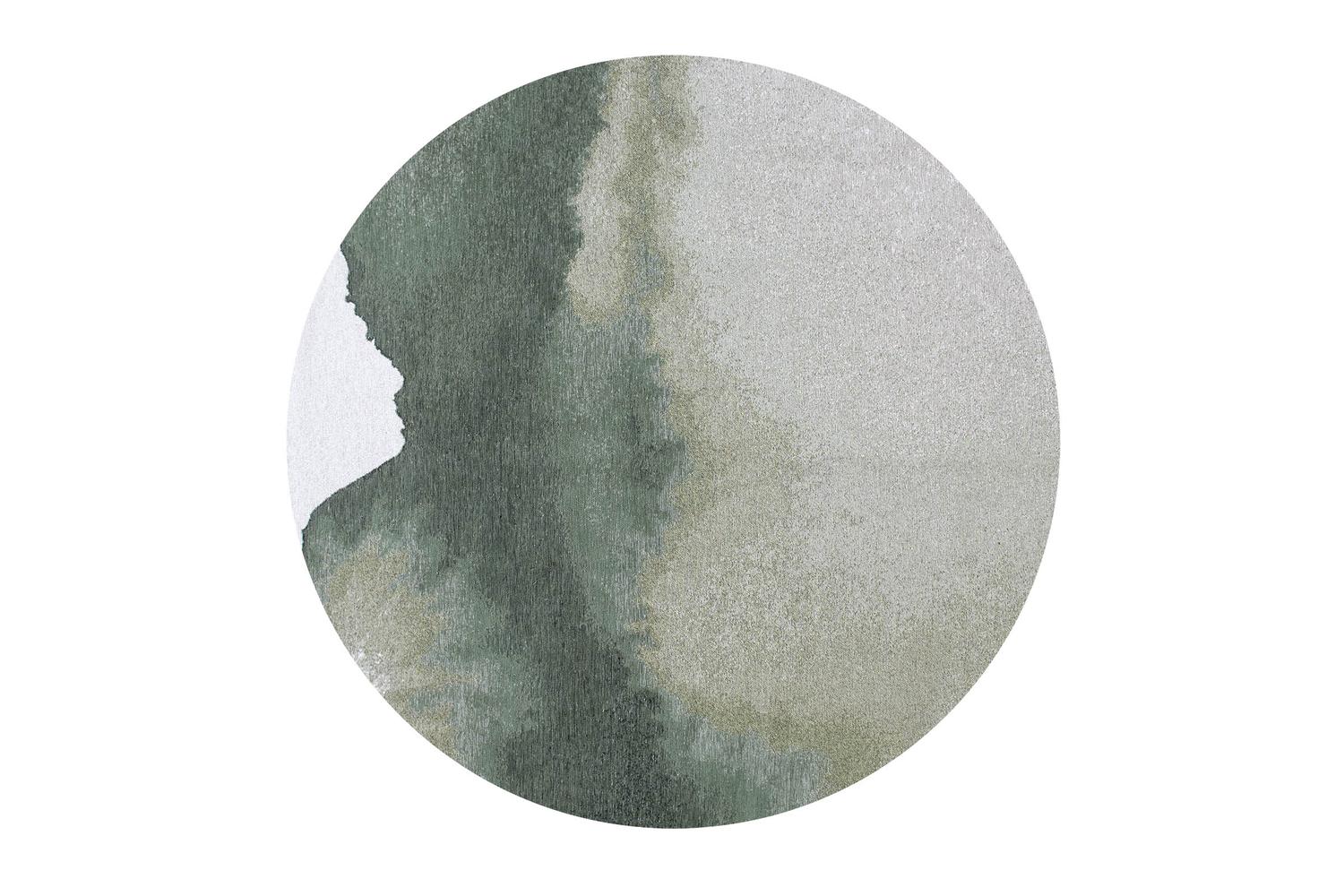 Louis De Poortere Palm Green Rug | Polyester | 290 X 290 Cm