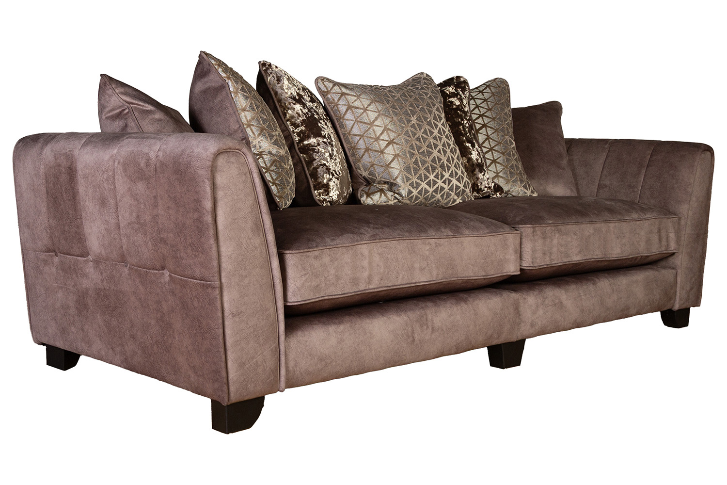 Frankie 4 Seater Sofa | Fabric | Brown