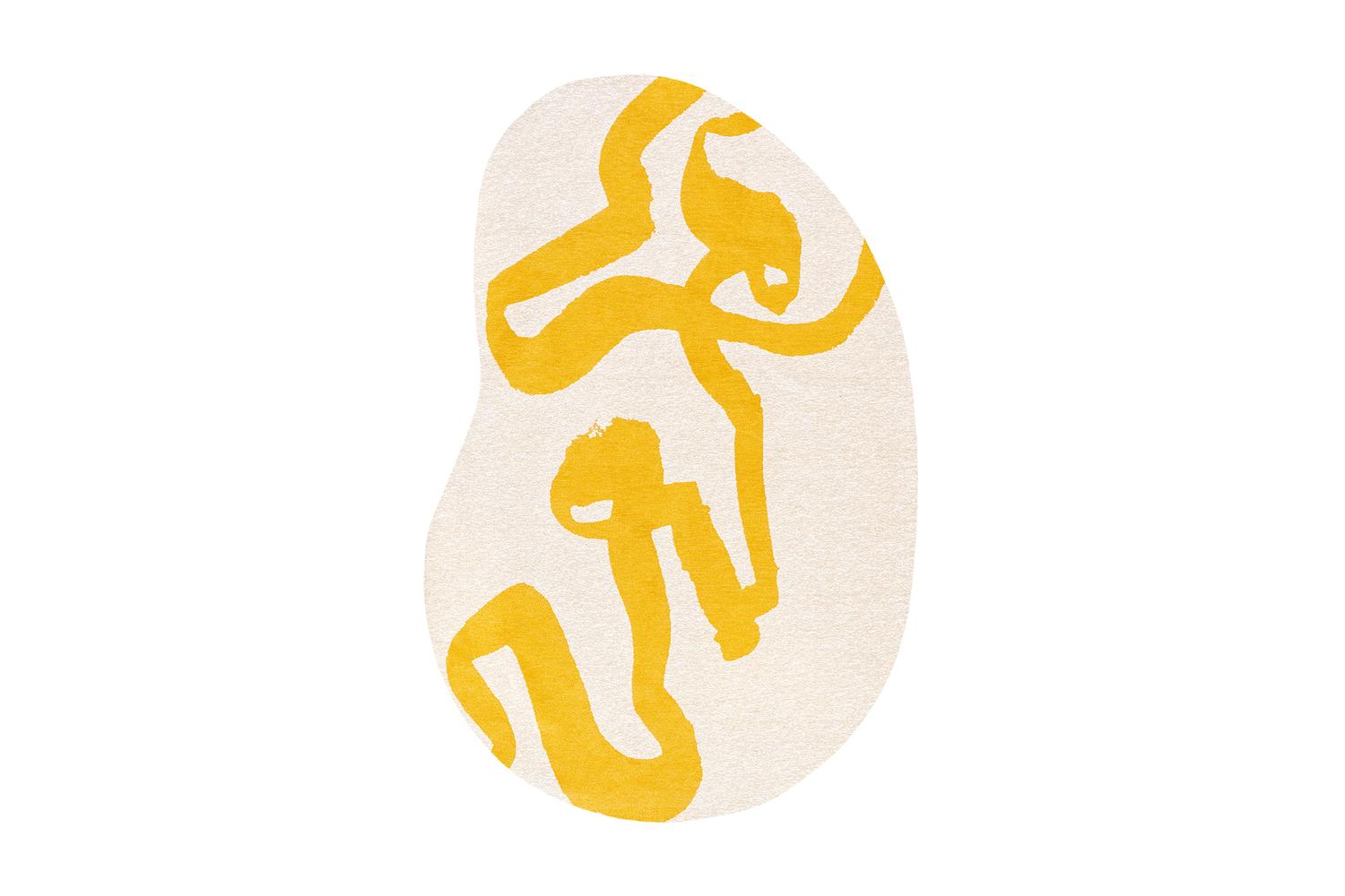Louis De Poortere Pure Yellow Rug | Polyester | 170 X 235 Cm