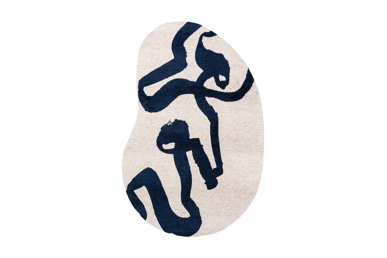 Louis De Poortere Sea Ink Rug | Polyester | 170 X 235 Cm