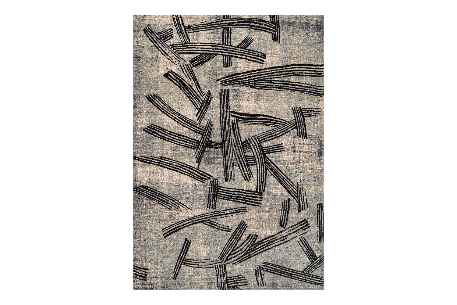 Louis De Poortere Dark Street Rug | Polyester | 140 X 200 Cm