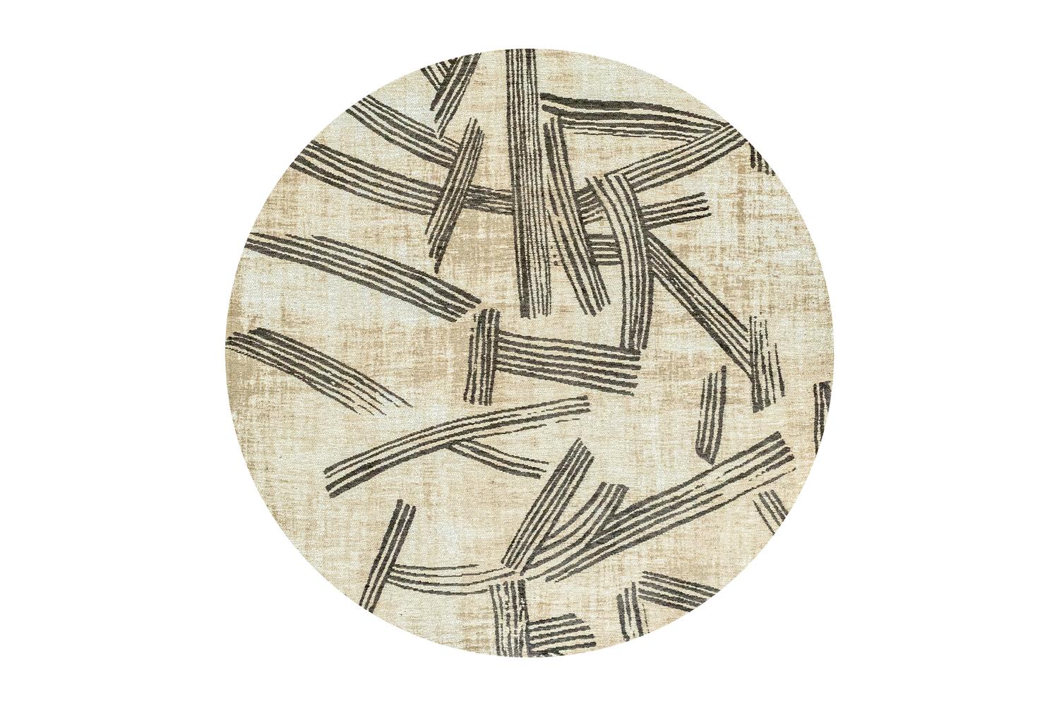 Louis De Poortere Slate Rug | Polyester | 240 X 240 Cm