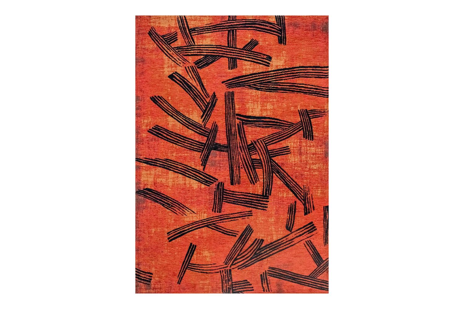 Louis De Poortere Ginger Chocolat Rug | Polyester | 170 X 240 Cm