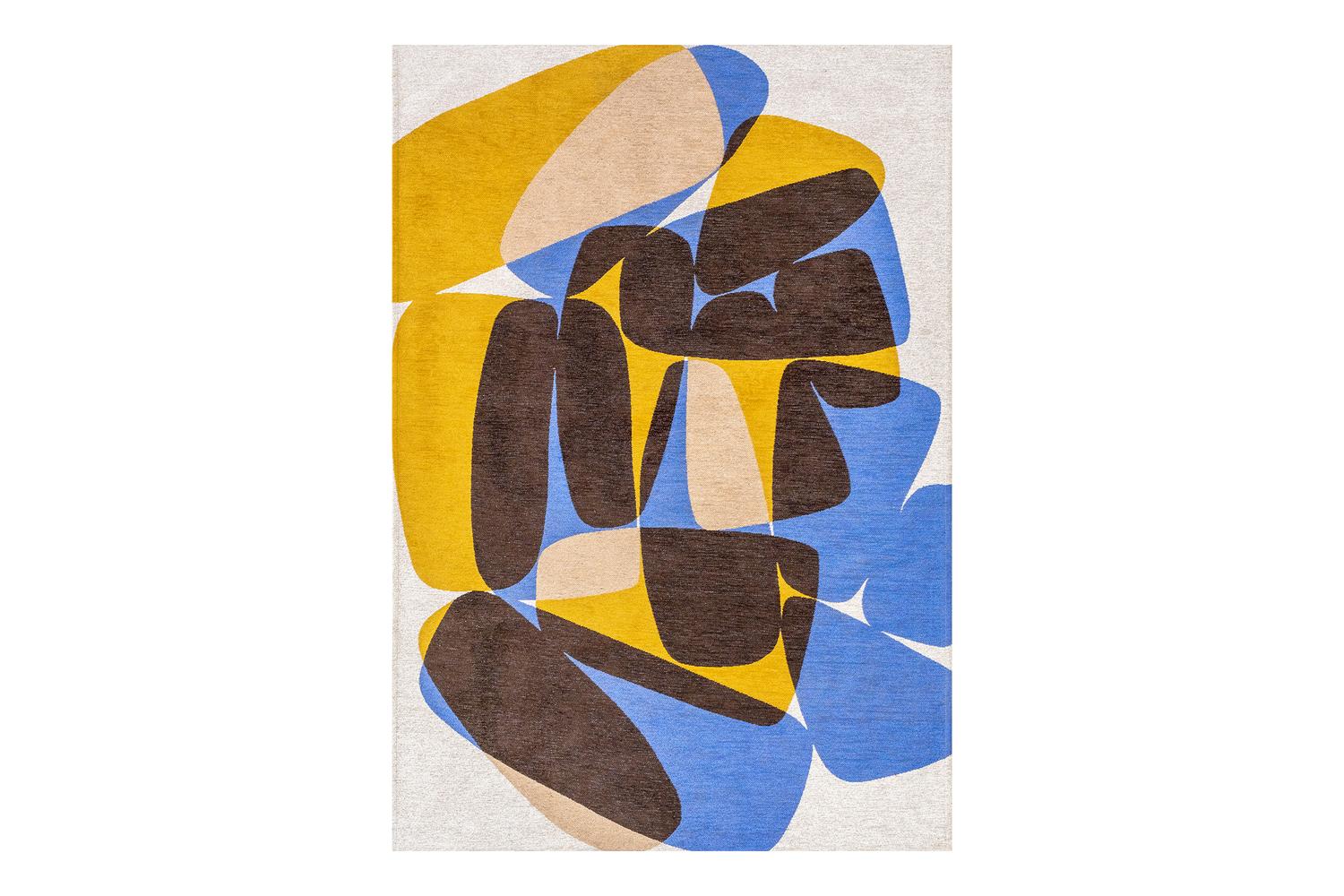 Louis De Poortere Sunny Blue Rug | Polyester | 200 X 280 Cm
