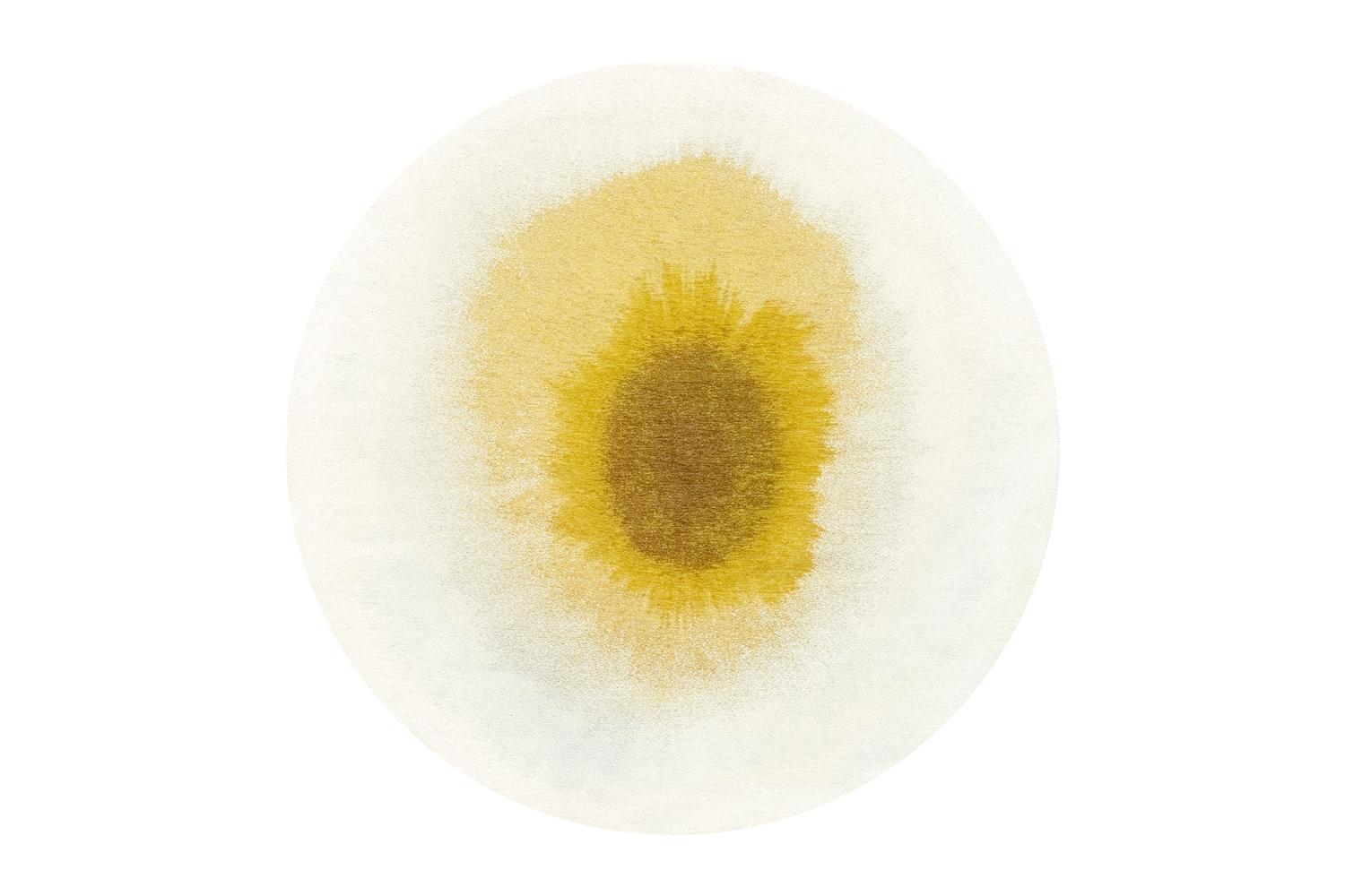 Louis De Poortere Gold Moss Rug | Polyester | 140 X 140 Cm