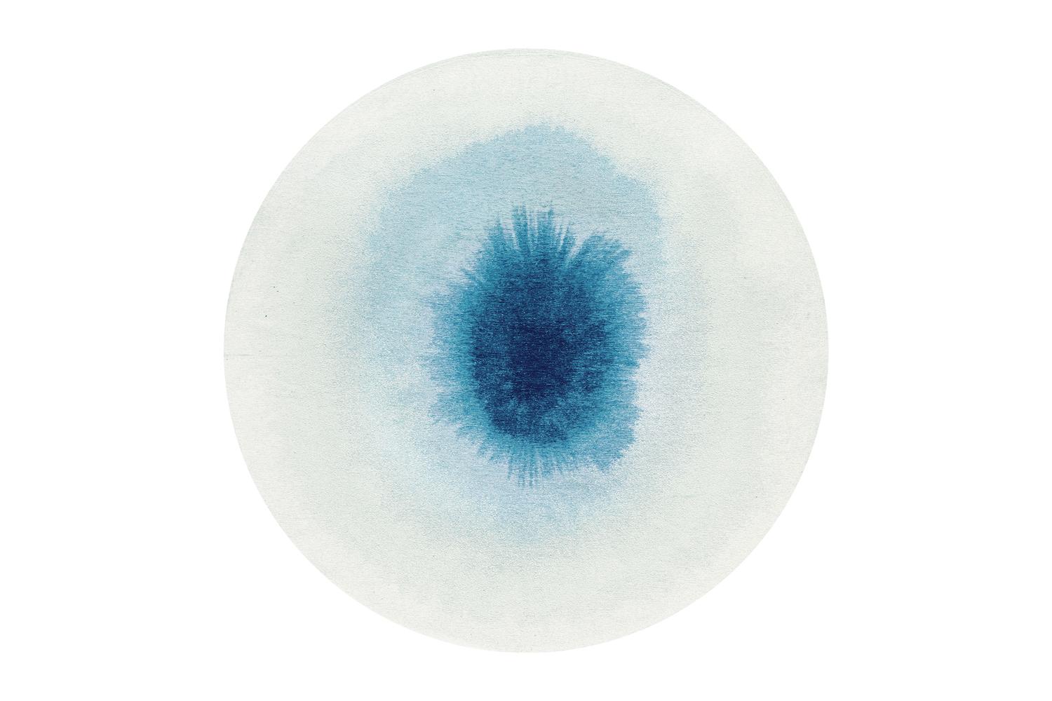 Louis De Poortere Dream In Blue Rug | Polyester | 140 X 140 Cm