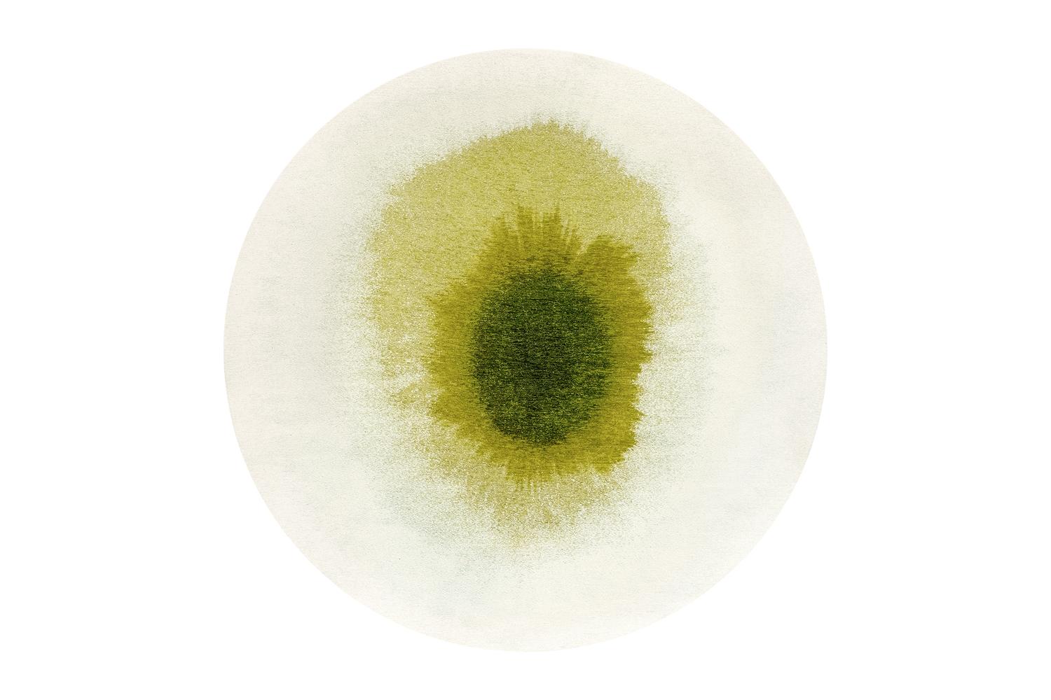 Louis De Poortere Green Pepper Rug | Polyester | 140 X 140 Cm