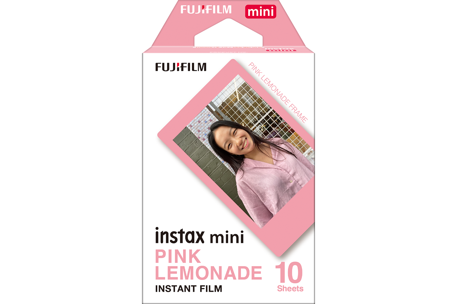 Fujifilm Instax Mini Pink Lemonade Film | 10 Sheets