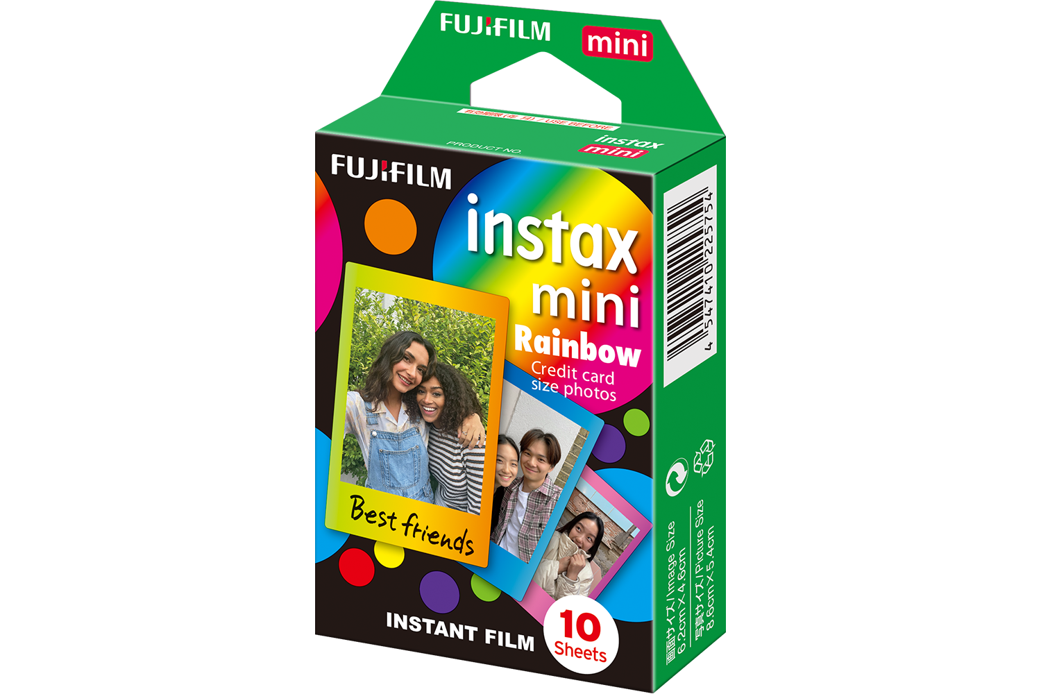 Fujifilm Instax Mini Rainbow Film | 10 Pack