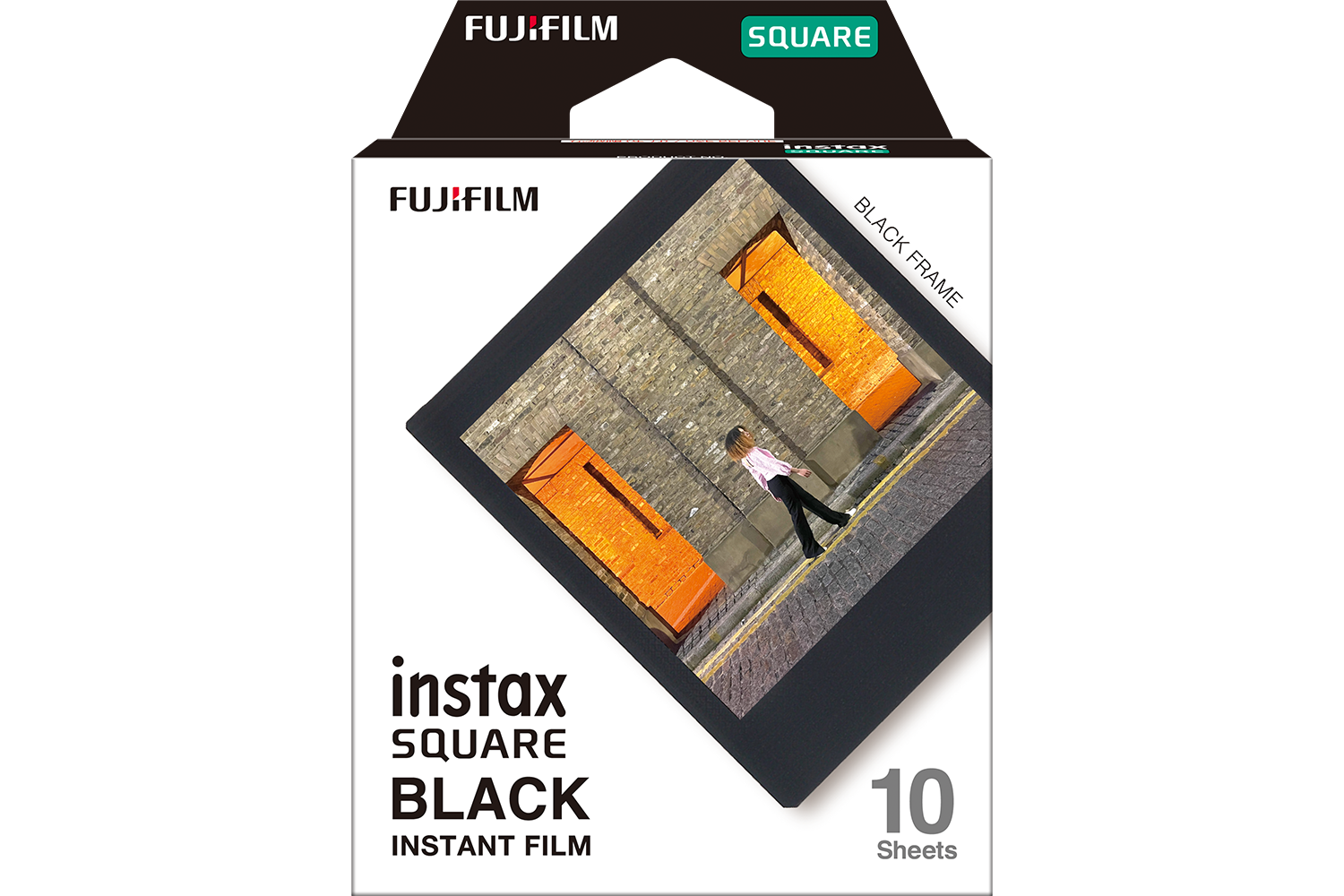 Fujifilm Instax Square Black Instant Film | 10 Sheets