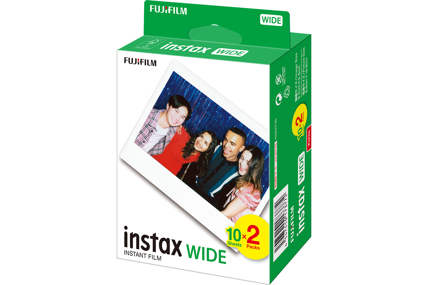 Fujifilm Instax Wide Film Twin Pack | 20 Shots