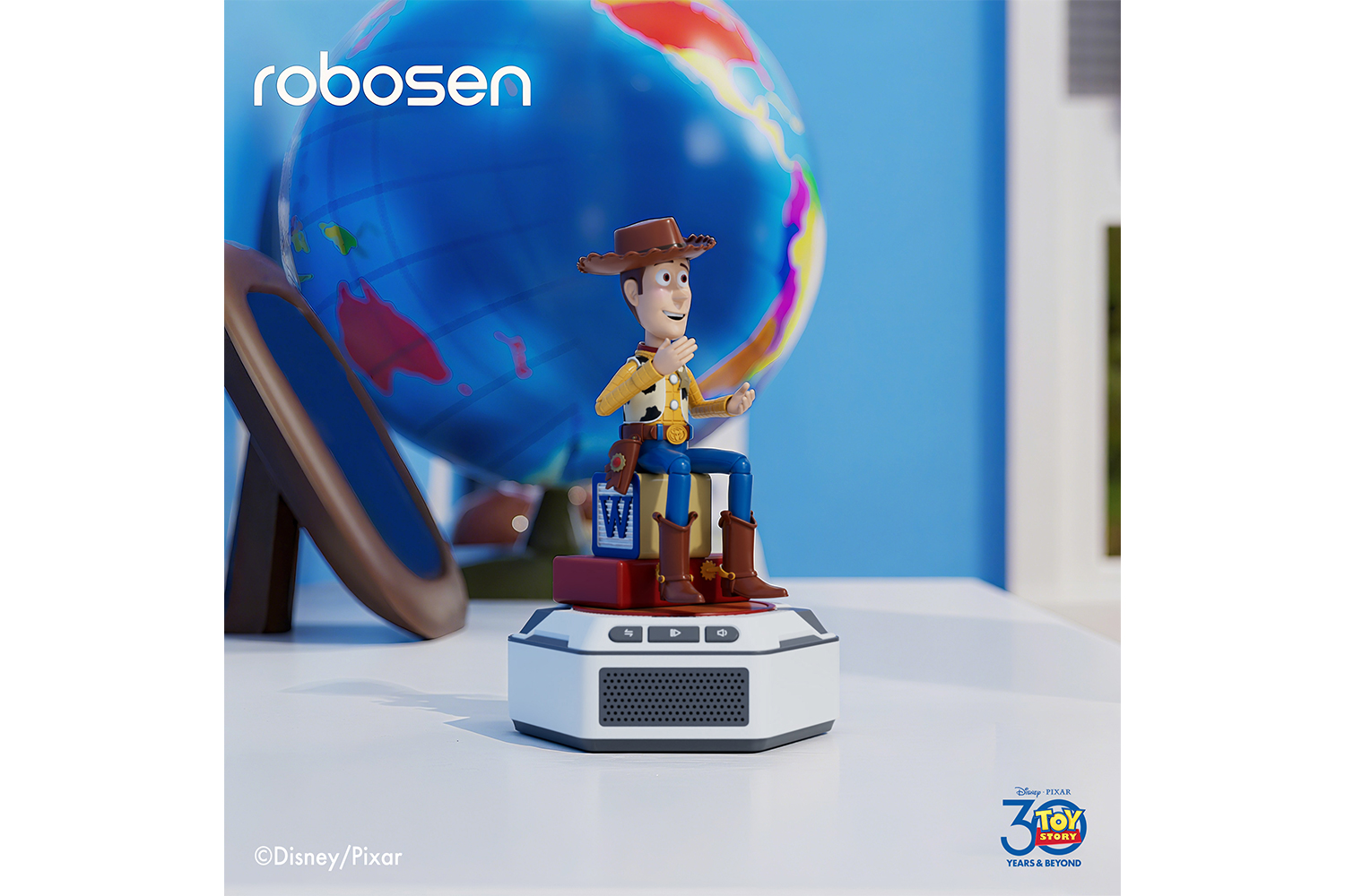 Robosen Mini Robot Woody | Interactive Smart Sheriff Toy | Toy Story Kit