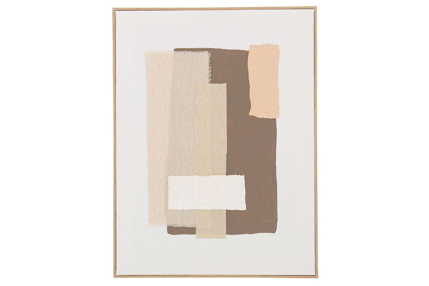 3D Objects Framed Print Wall Art | Beige/Brown | 60 x 45 cm | Assorted Design (1 Piece)