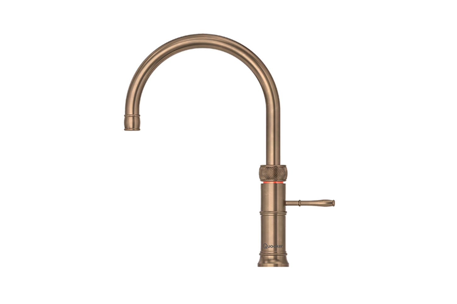 Quooker Classic Fusion Round Tap | Patinated Brass | CFNRPTB