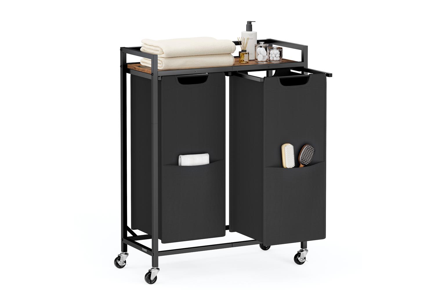 Vasagle Laundry Hamper | Laundry Basket | Steel And Particleboard