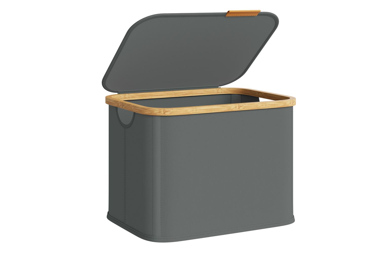 Songmics Laundry Hamper | Laundry Basket | Bamboo Frame | 40 Litre
