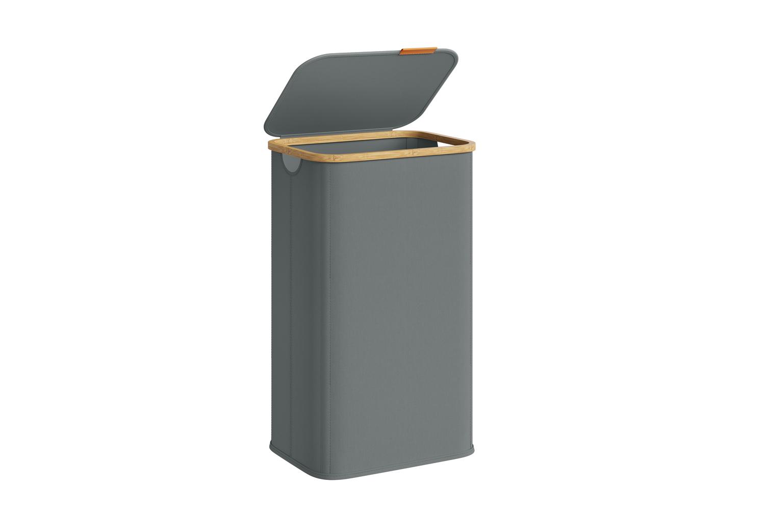 Songmics Laundry Hamper | Laundry Basket | Bamboo Frame | 100 Litre