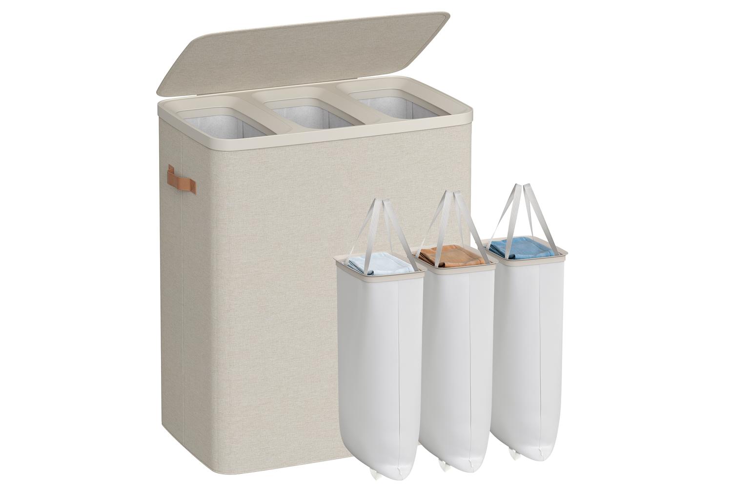 Songmics Laundry Basket | Laundry Hamper | Polyester Fabric | 190 Litre