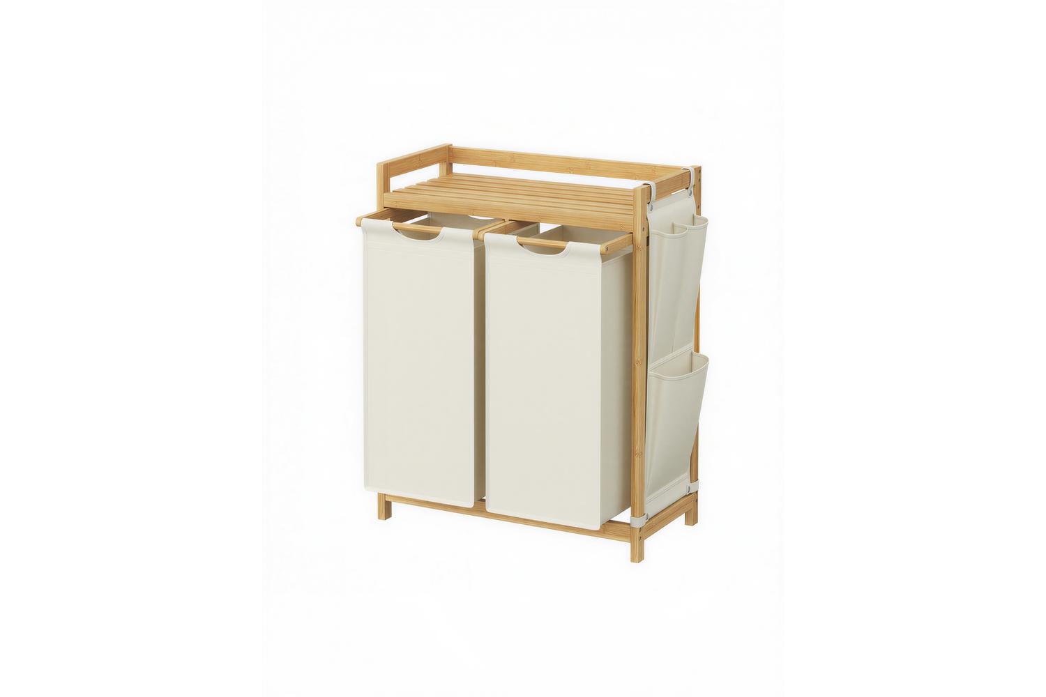 Songmics Laundry Hamper | Laundry Basket | Bamboo | 100 Litre