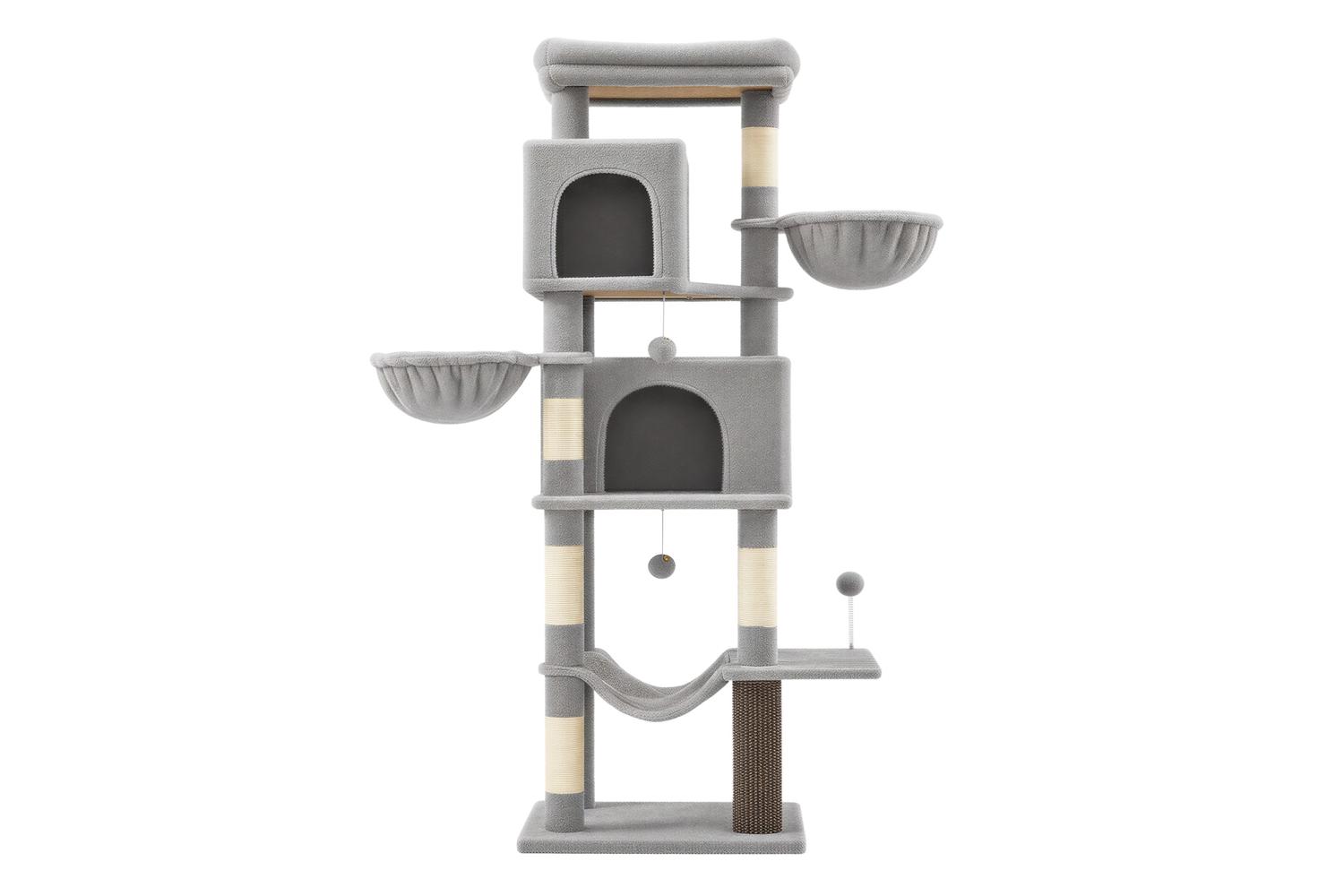 Feandrea Cat Tree | Cat Tree | Plush & Sisal | 174 Cm