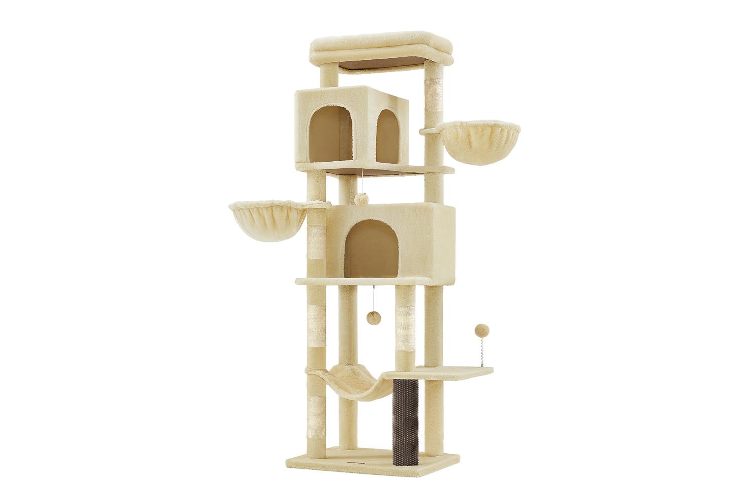 Feandrea Cat Tree | Cat Tree | Particleboard Plush Sisal | 174 Cm