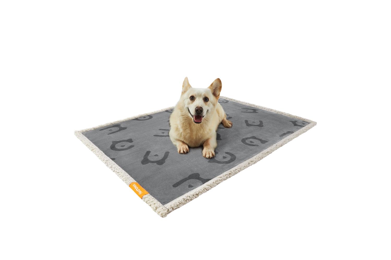 Feandrea Waterproof Blanket For Dogs | Pet Blanket | Sherpa And Flannel | 101 X 73 Cm