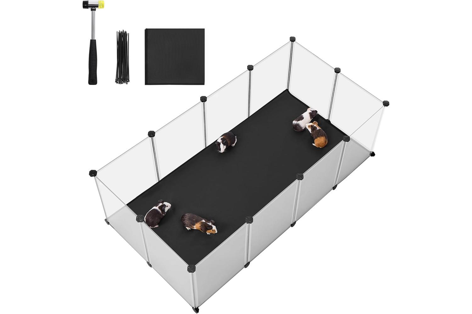 Songmics Pet Fence | Pet Enclosure | Plastic Panels | Medium