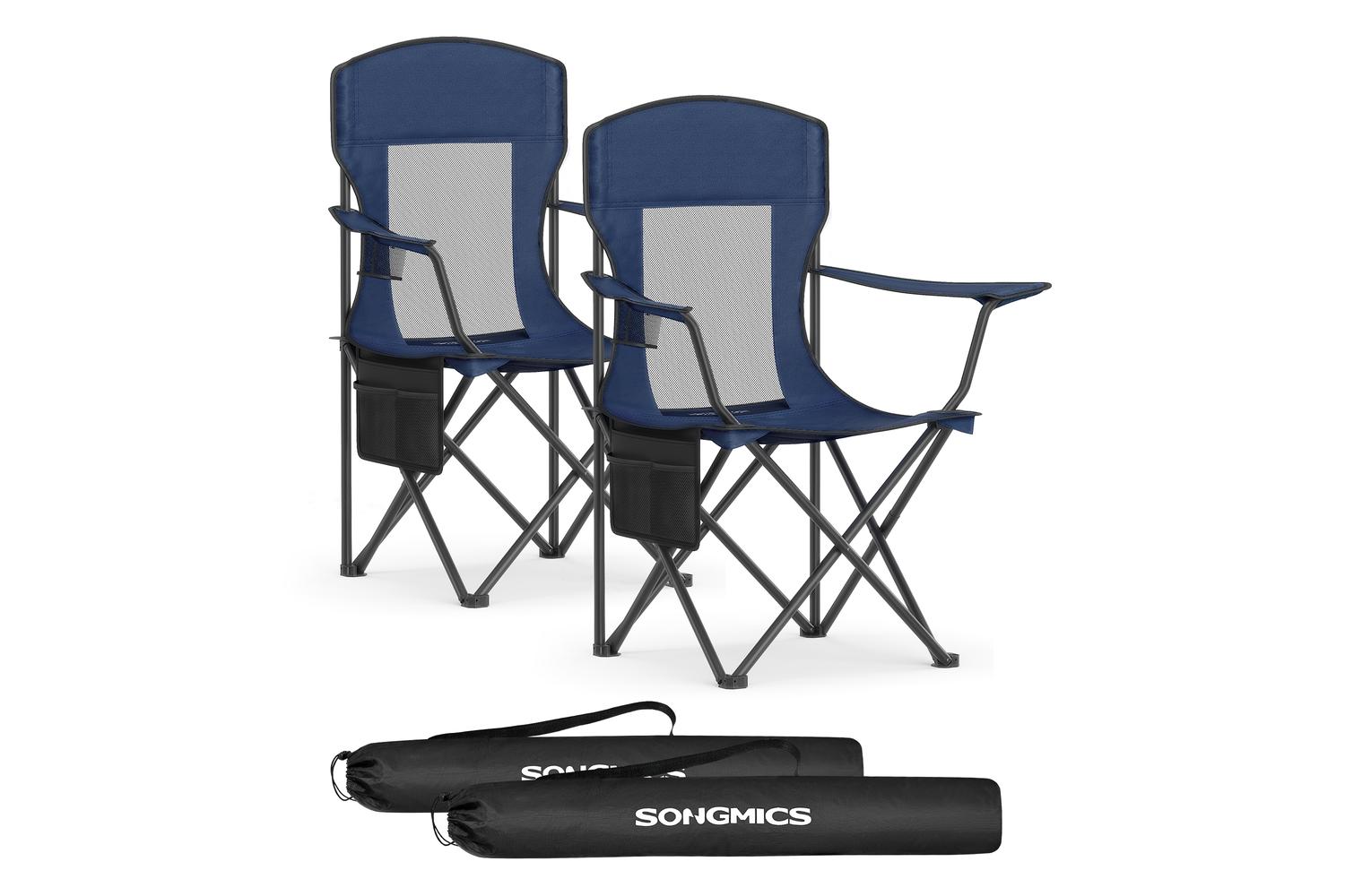 Songmics Camping Chair | Camping Chair | Oxford Fabric | 51.5 X 86.5 X 97 Cm