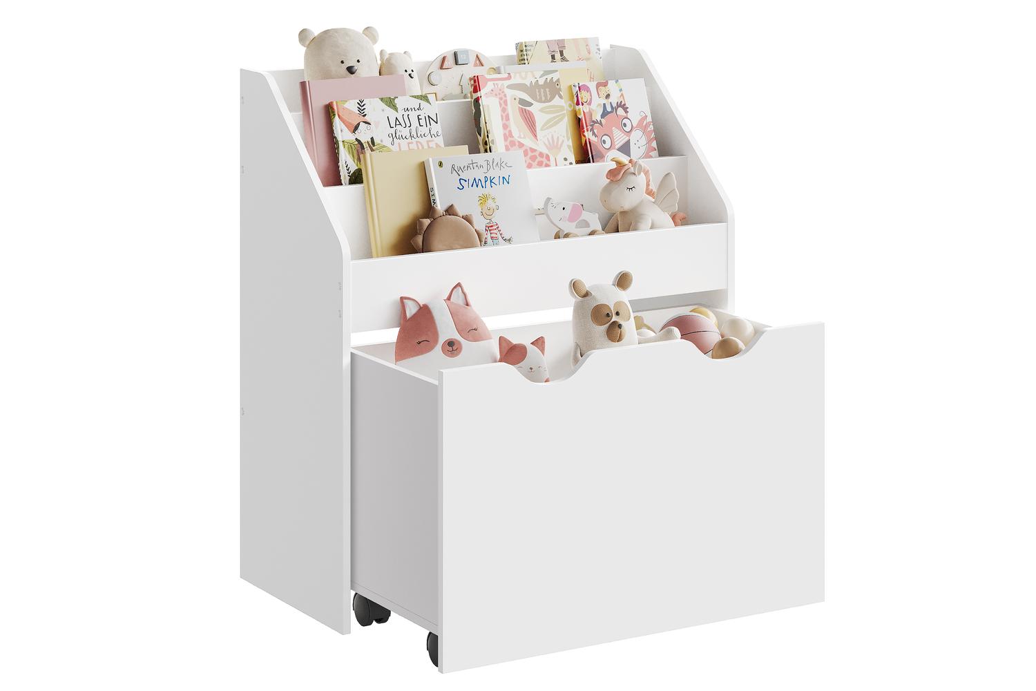 Songmics Toy Storage Shelf | Kids Storage Organiser | Mdf & Particleboard | 29.5 X 62.5 X 70 Cm