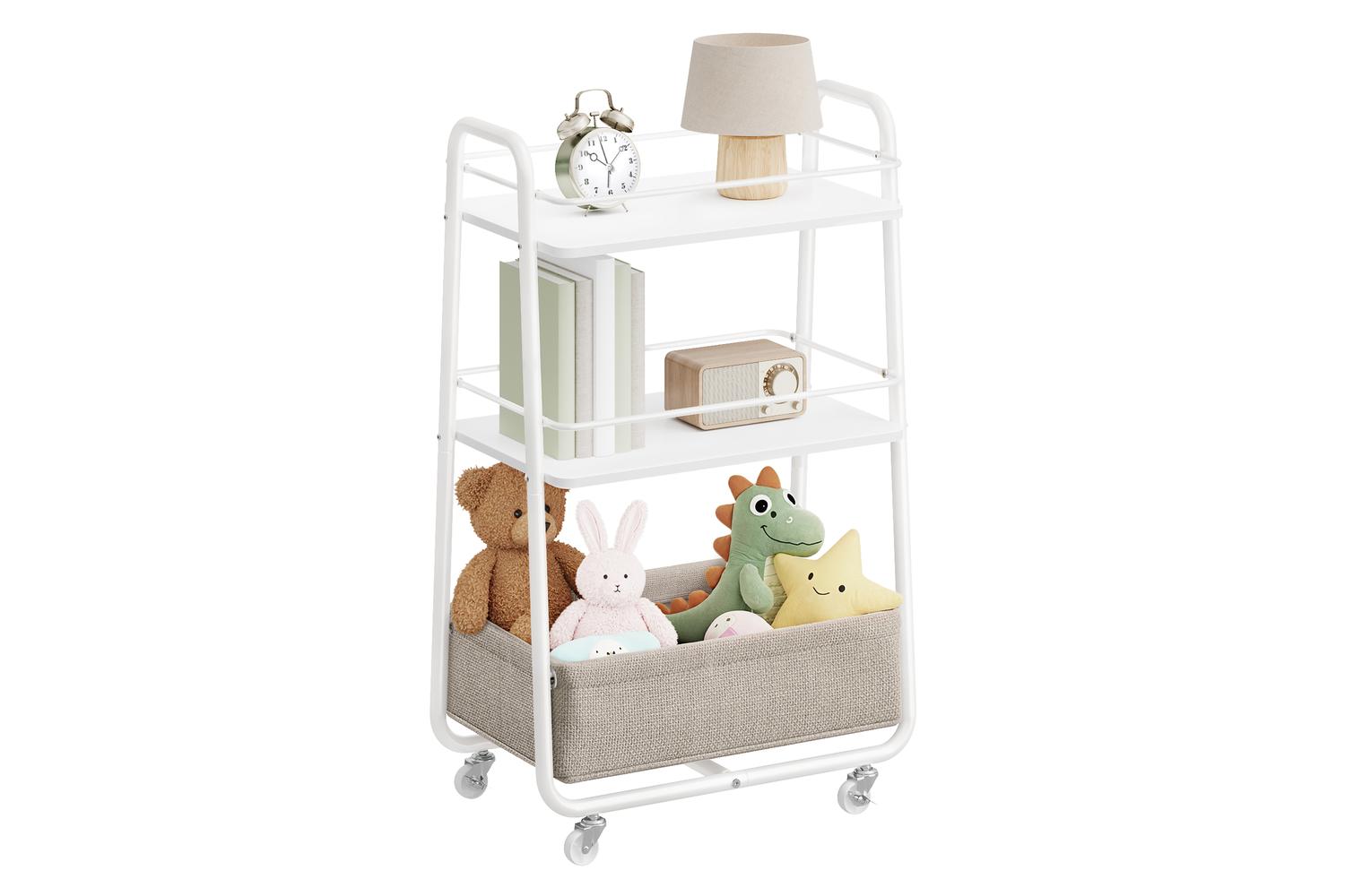 Vasagle Storage Cart | Trolley | Steel & Particleboard | 43 X 30 X 81 Cm