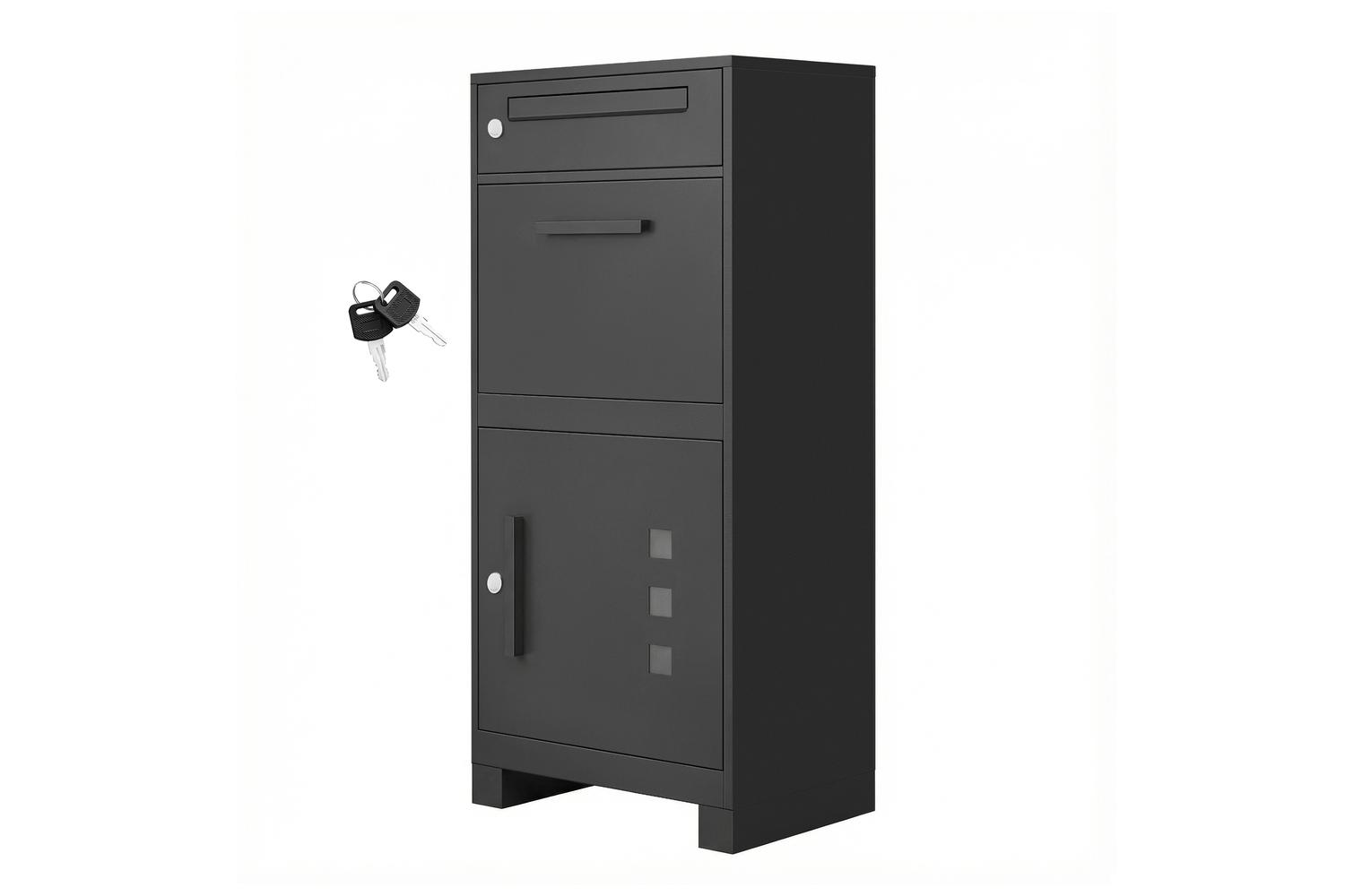 Songmics Parcel Box | Mailbox | Steel | 34 X 48 X 106 Cm