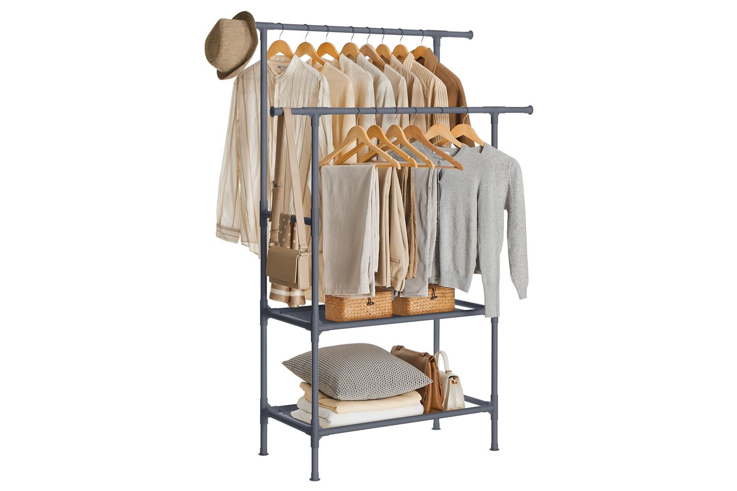 Songmics Clothes Rack | Clothes Storage | Metal & Non-woven Fabric | 114 X 45 X 171 Cm