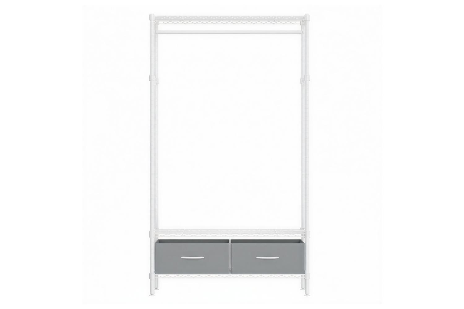 Songmics Wardrobe | Clothes Storage Rack | Steel | 90 X 40 X 180 Cm
