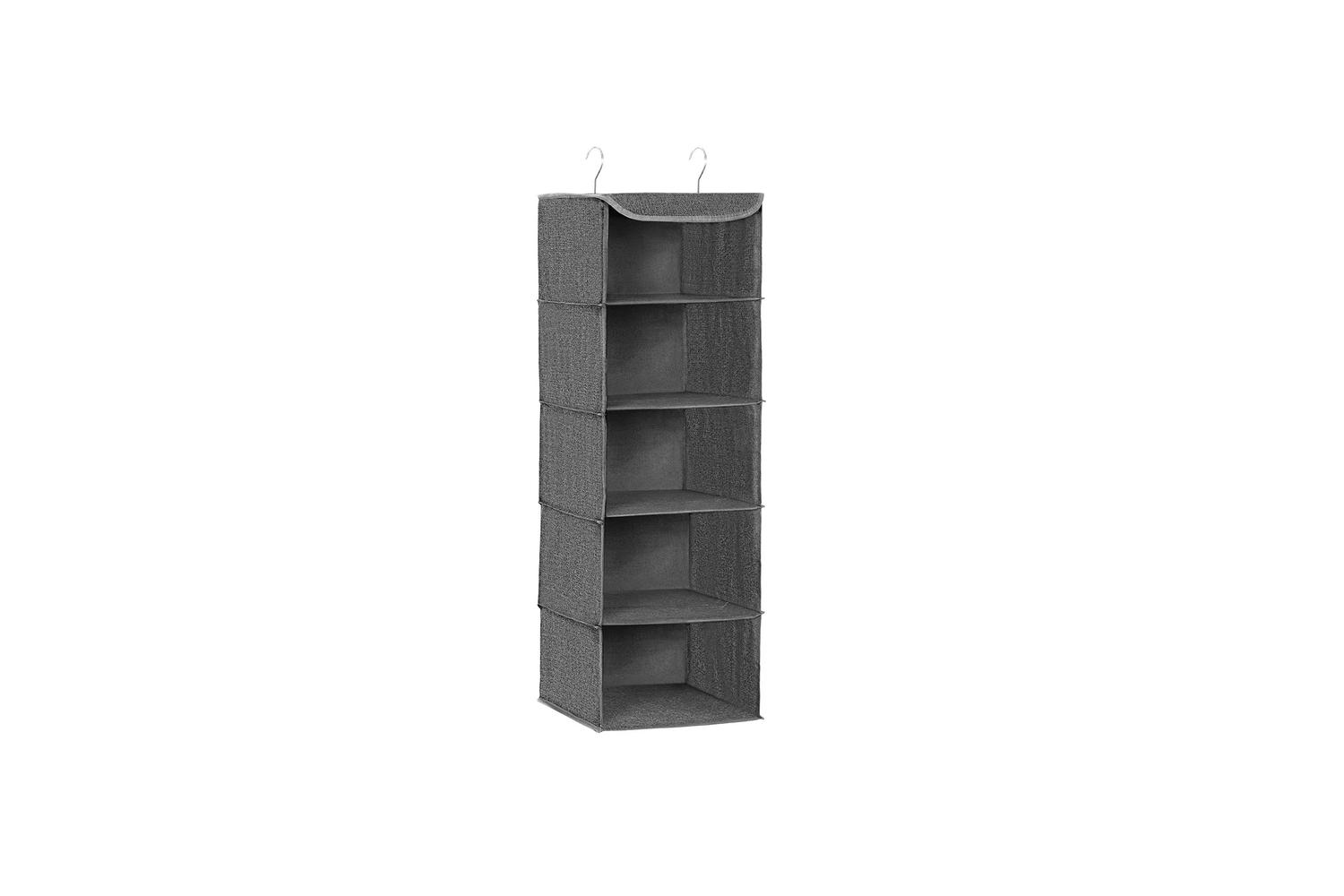 Songmics Closet Organizer | Hanging Wardrobe Storage | Non-woven Fabric | 5 Tier