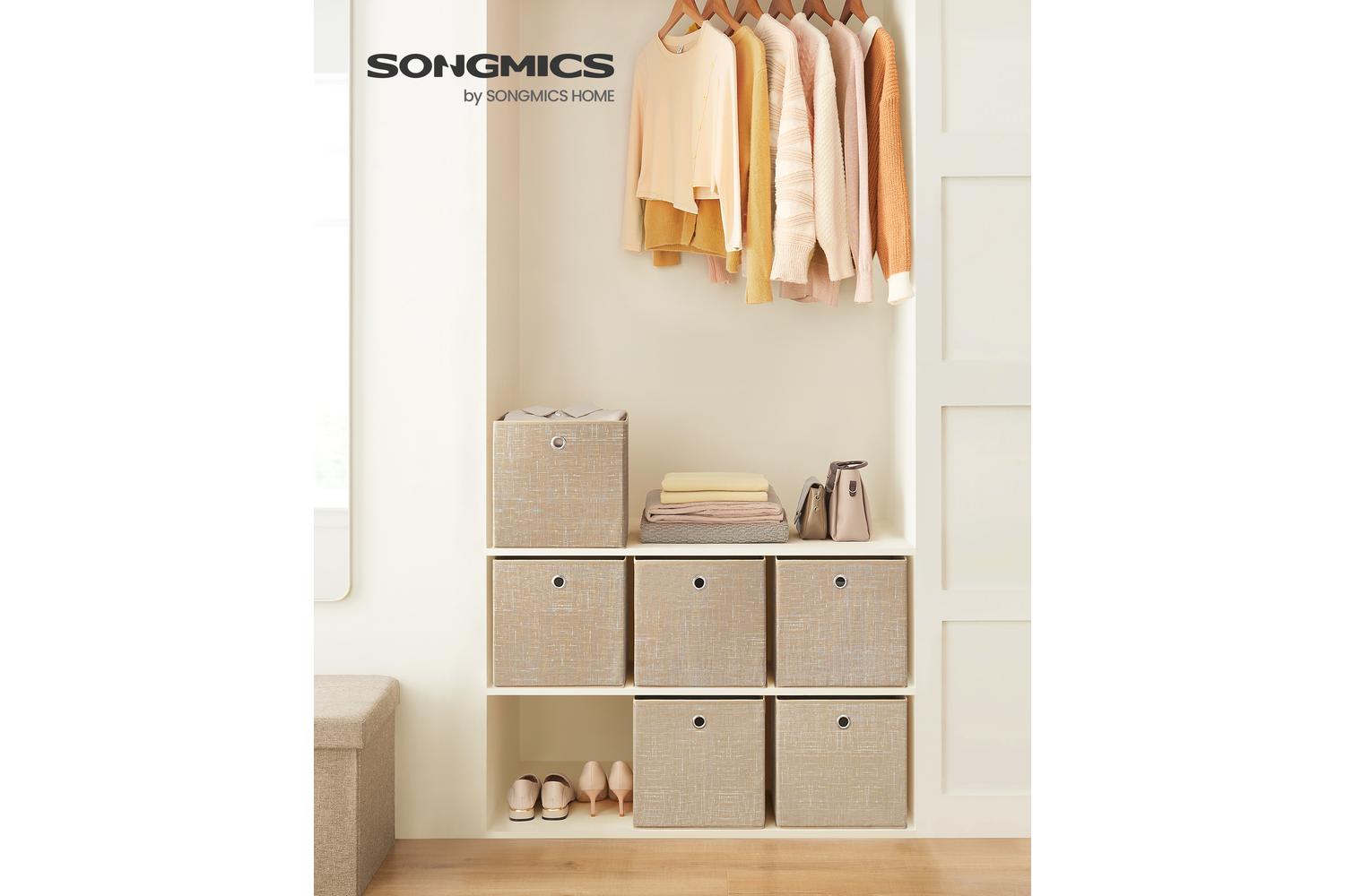 Songmics Storage Box | Storage Cube | Non-woven Fabric | 30 X 30 X 30 Cm