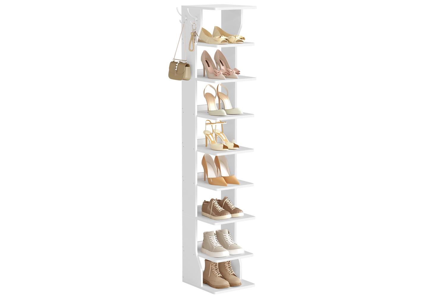 Vasagle Shoe Rack | Tall Slim Shoe Organiser | Particleboard | 9-tier