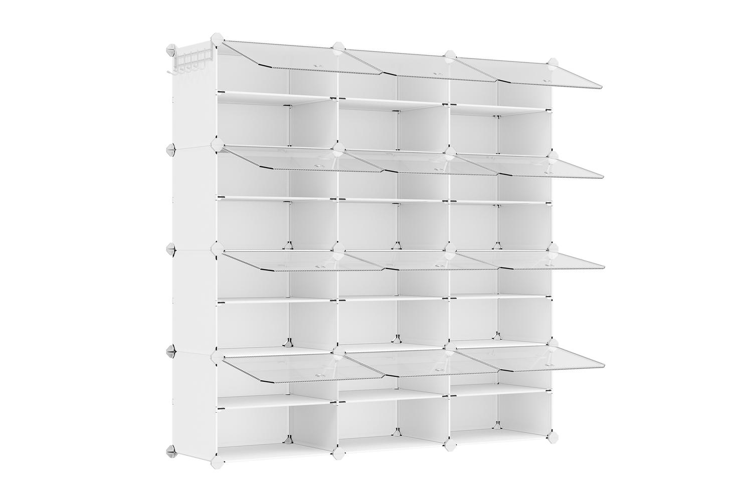 Songmics Shoe Rack | Shoe Organiser Cabinet | Plastic & Steel | Large