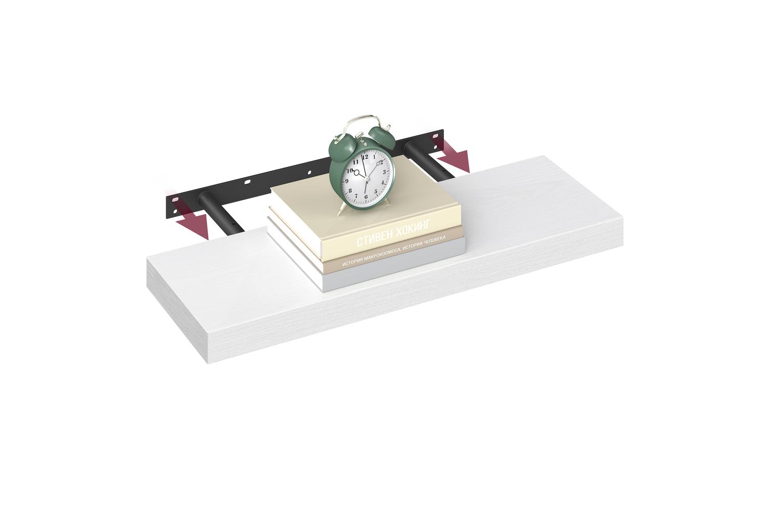 Vasagle Wall Shelf | Floating Shelf | Mdf & Steel | 60cm