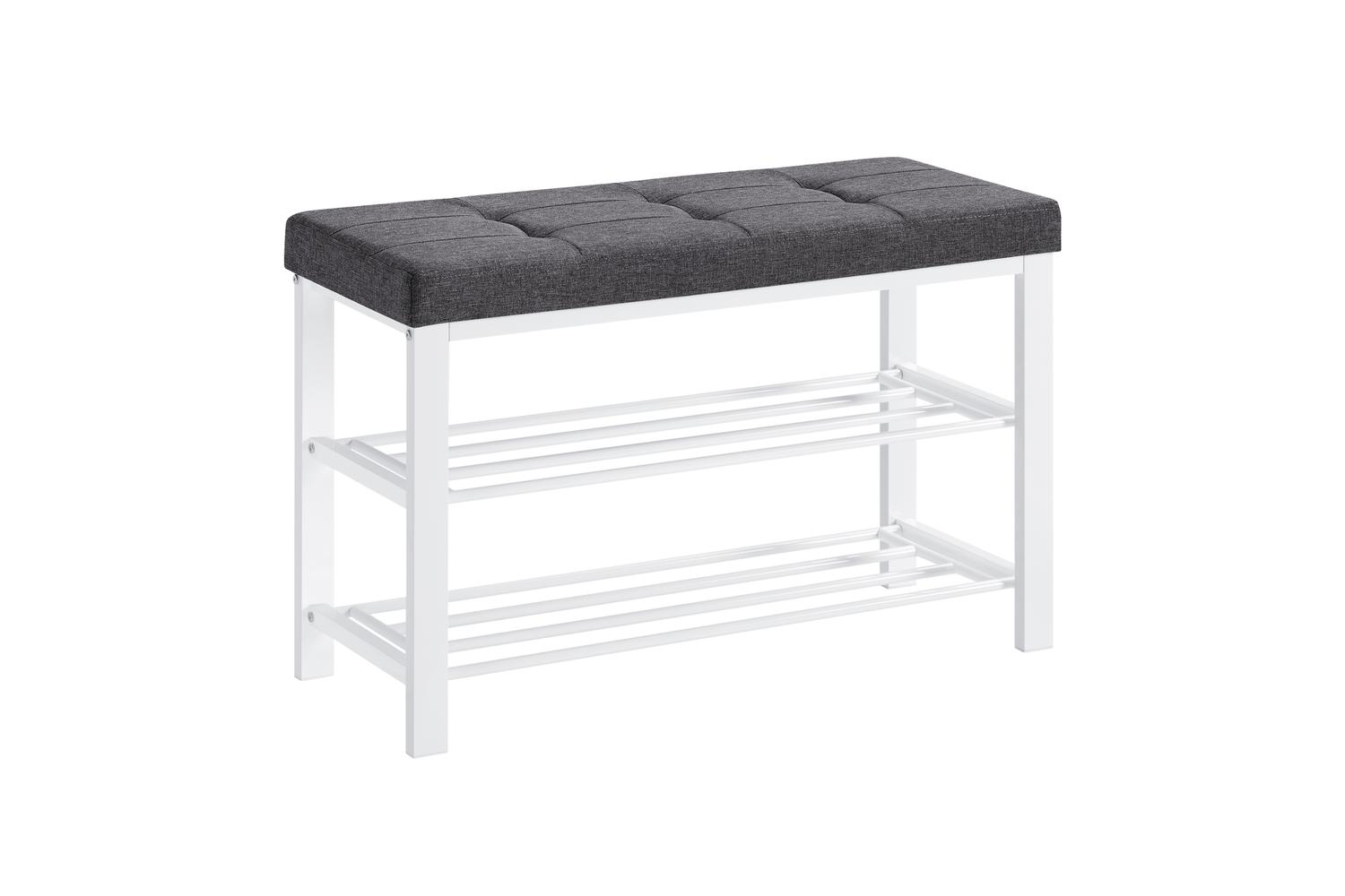 Songmics Shoe Bench | Shoe Storage Bench | Linen Upholstery | Standard Size