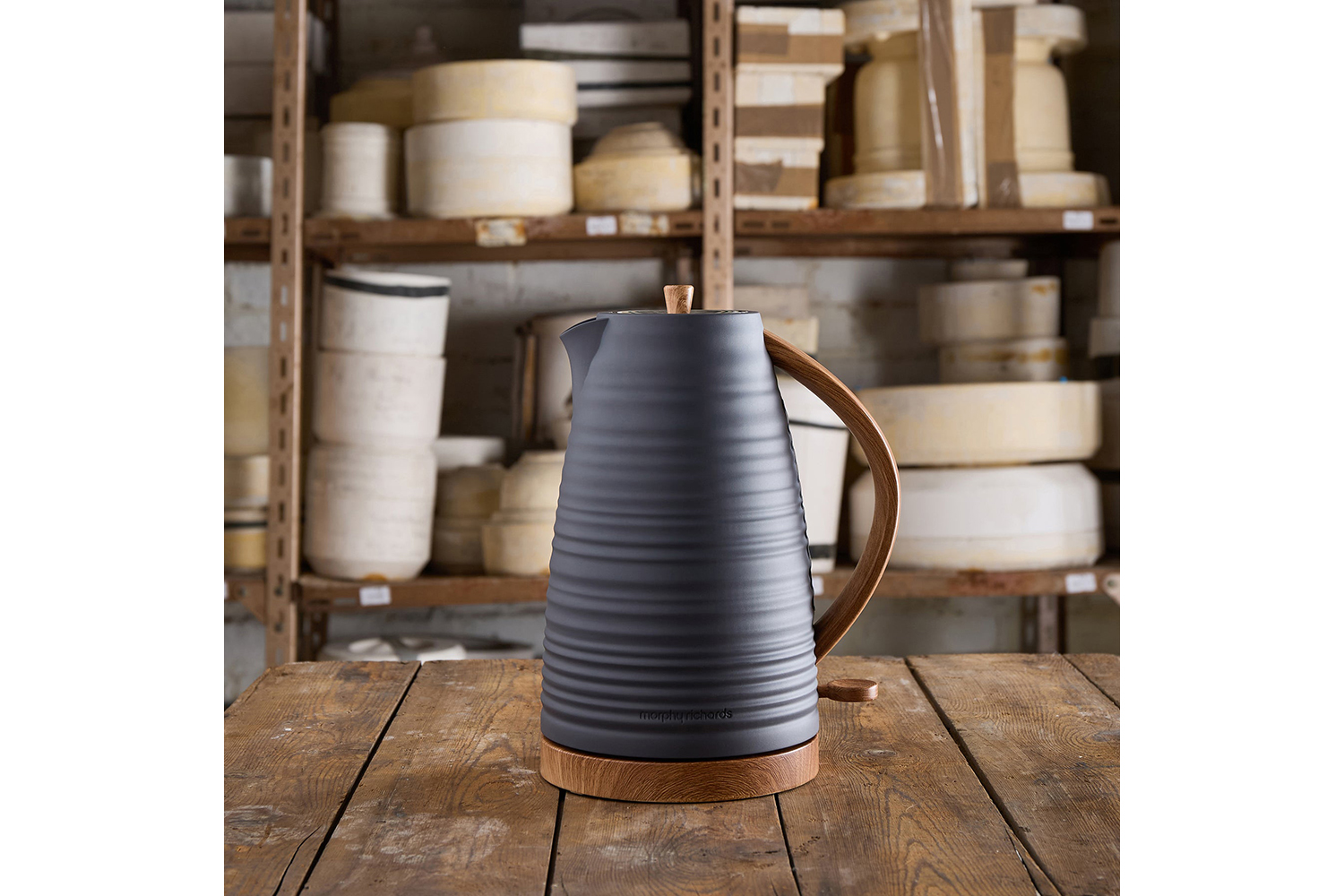 Morphy Richards Clay 1.7L Jug Kettle | 103101 | Grey