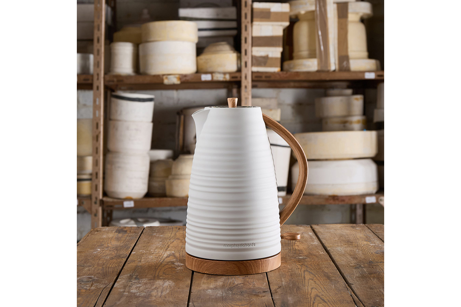 Morphy Richards Clay 1.7L Jug Kettle | 103102 | White