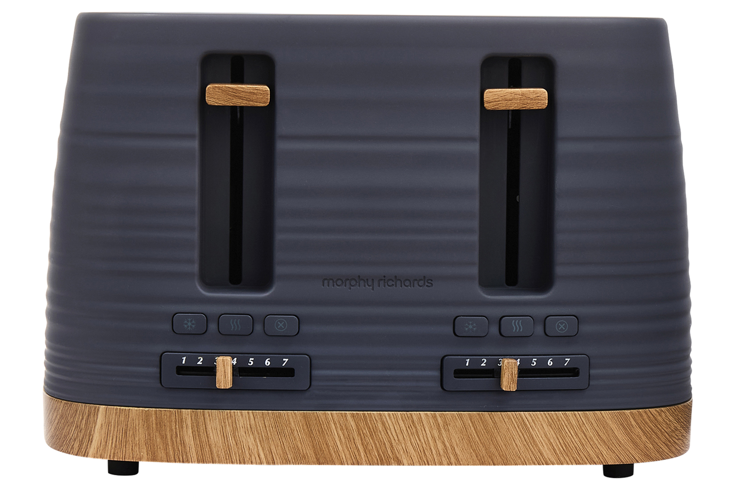 Morphy Richards Clay 4 Slice Toaster | 243101 | Grey