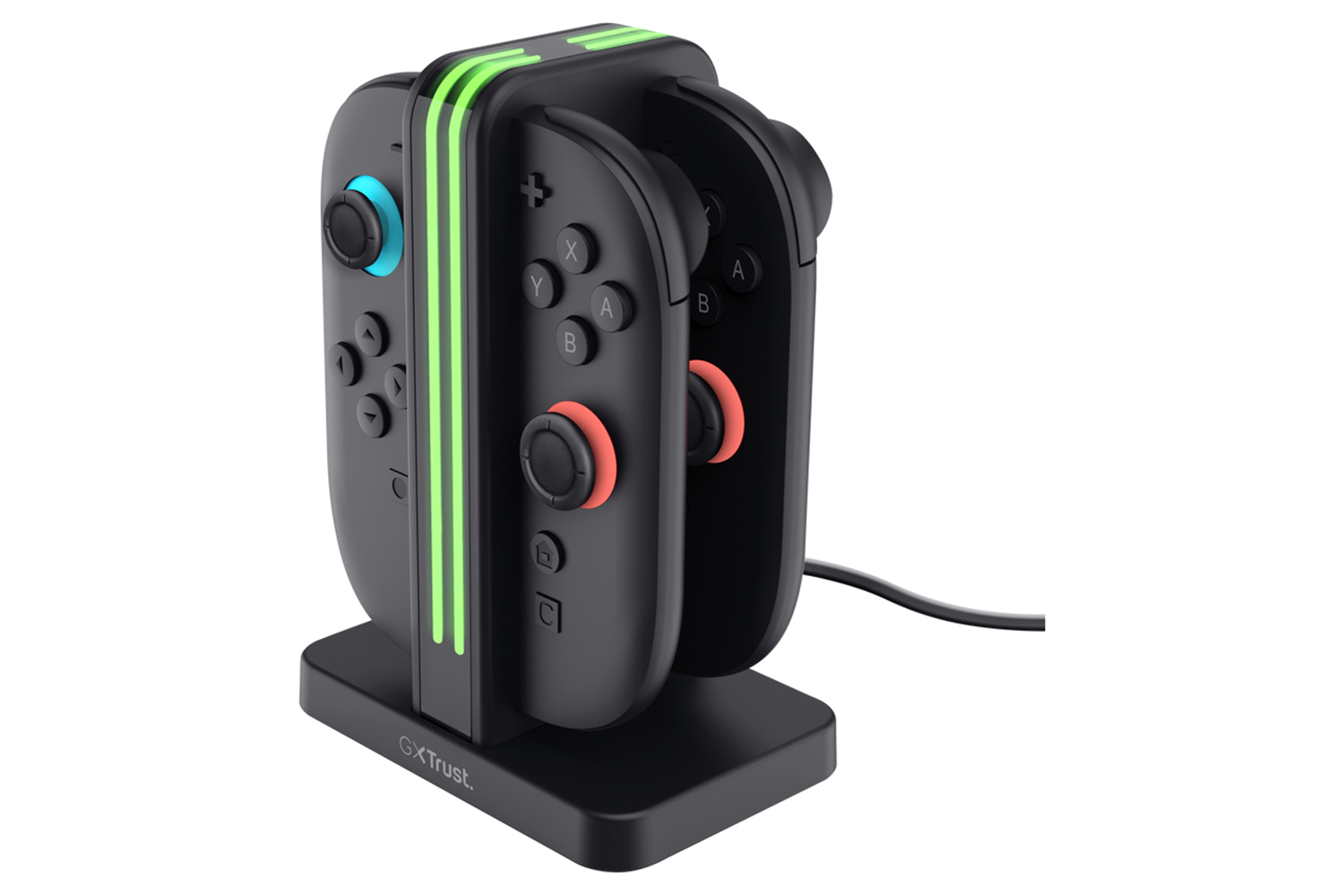 Trust GXT 1256 Nintendo Switch 2 Charging Dock for Joy-Con 2 | Black