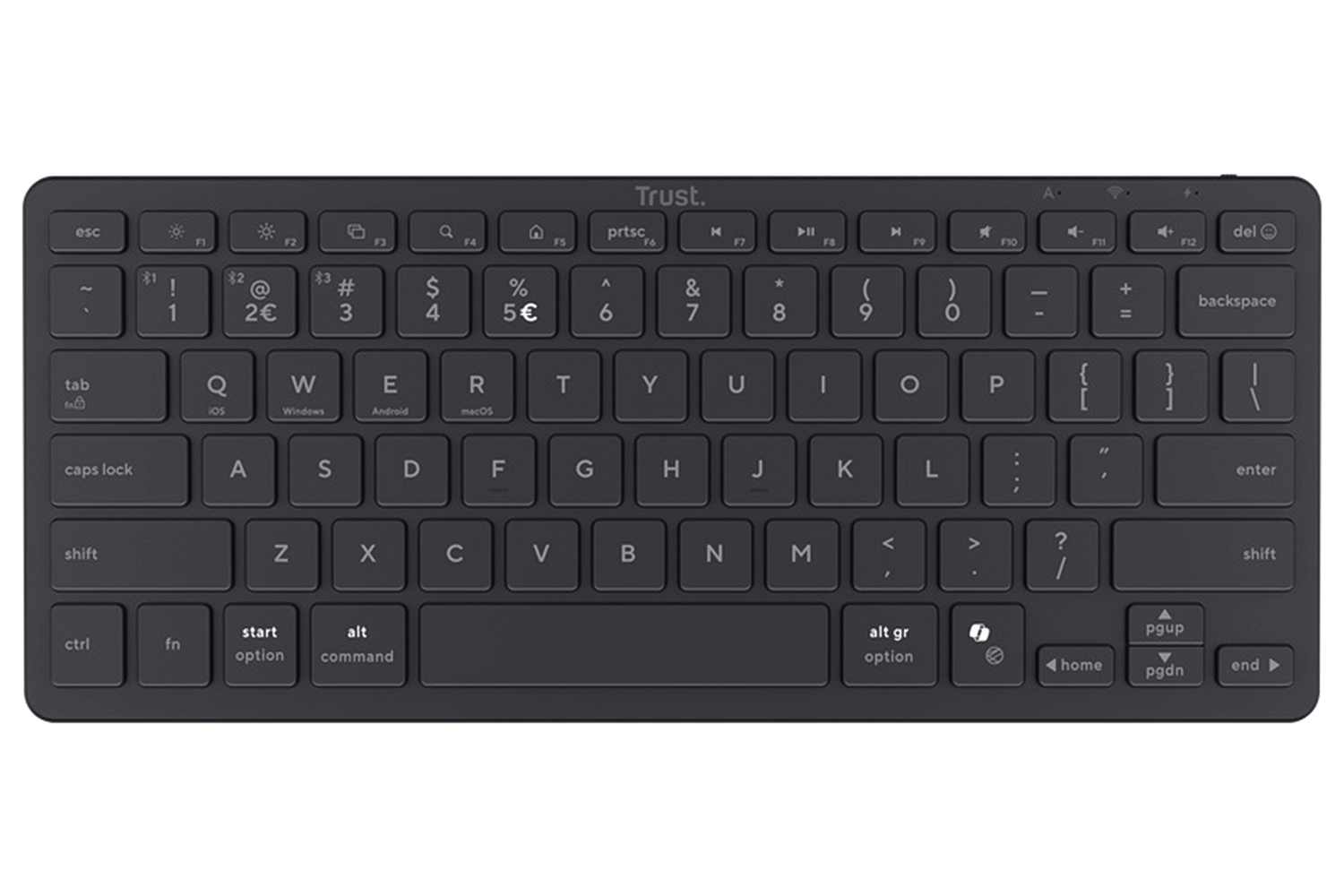 Trust Nado II Multi-device Bluetooth Keyboard | Black