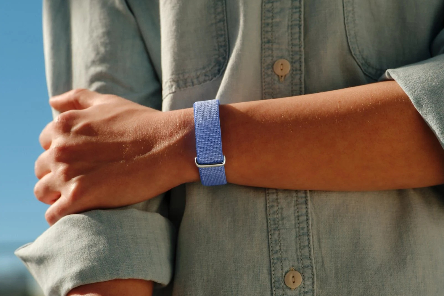 Google Fitbit Air | Lavender/Polished Silver
