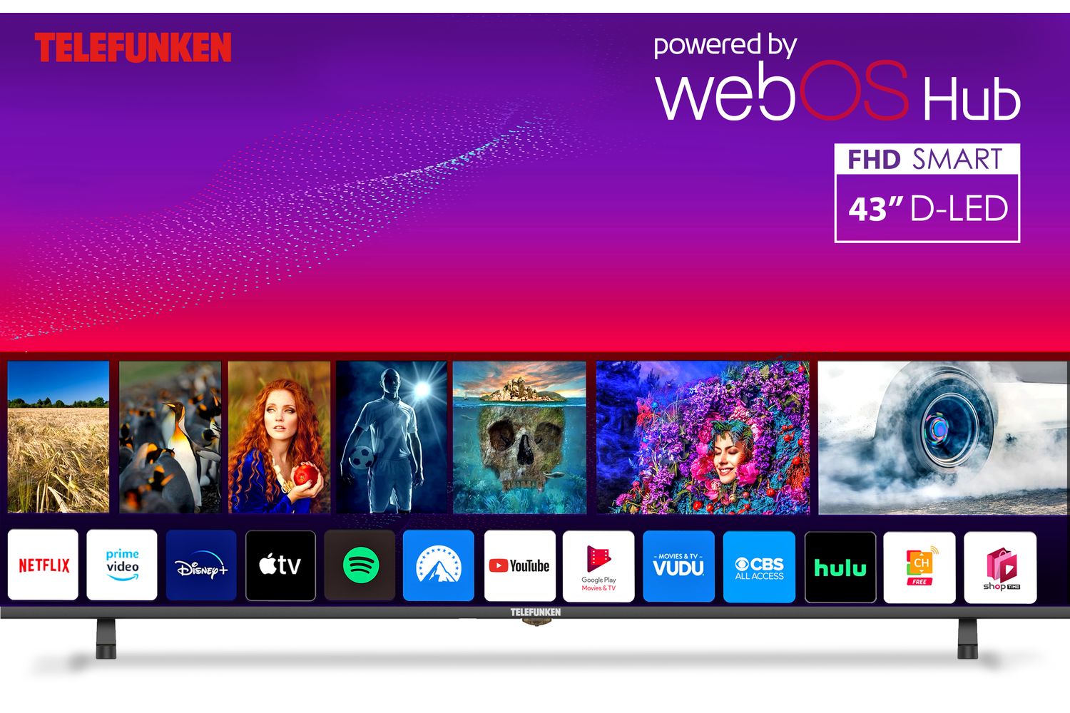 Telefunken 43 Dled Fhd Webos Smart Tv