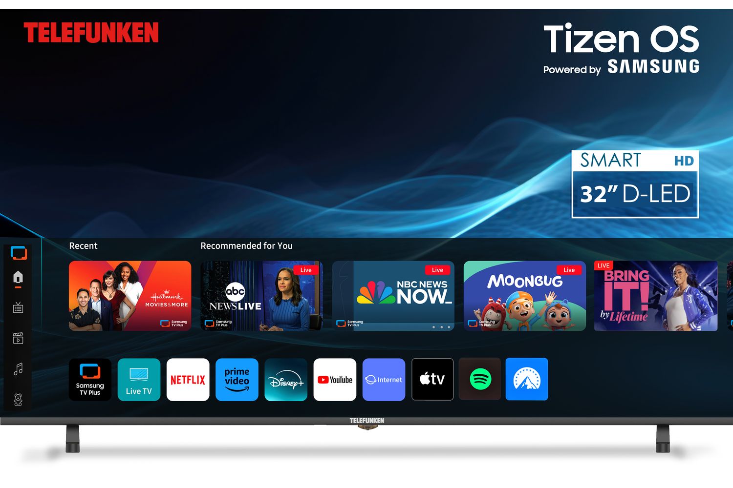Telefunken 32 Dled Hd Tizen Os Smart Tv