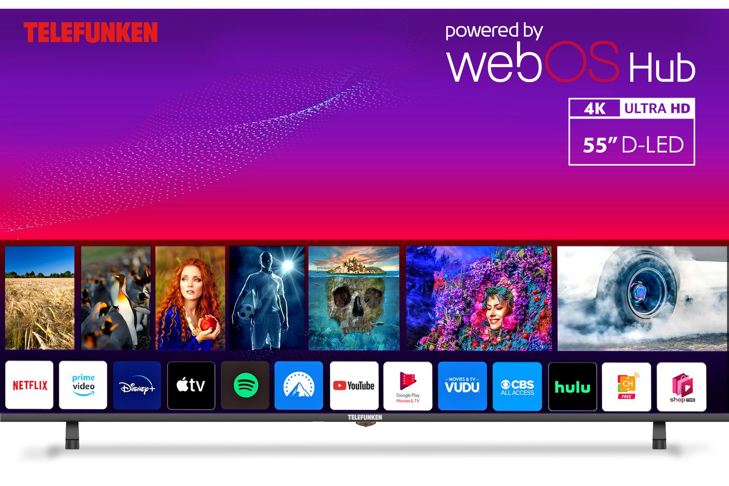 Telefunken 55 Dled 4k Webos Smart Tv