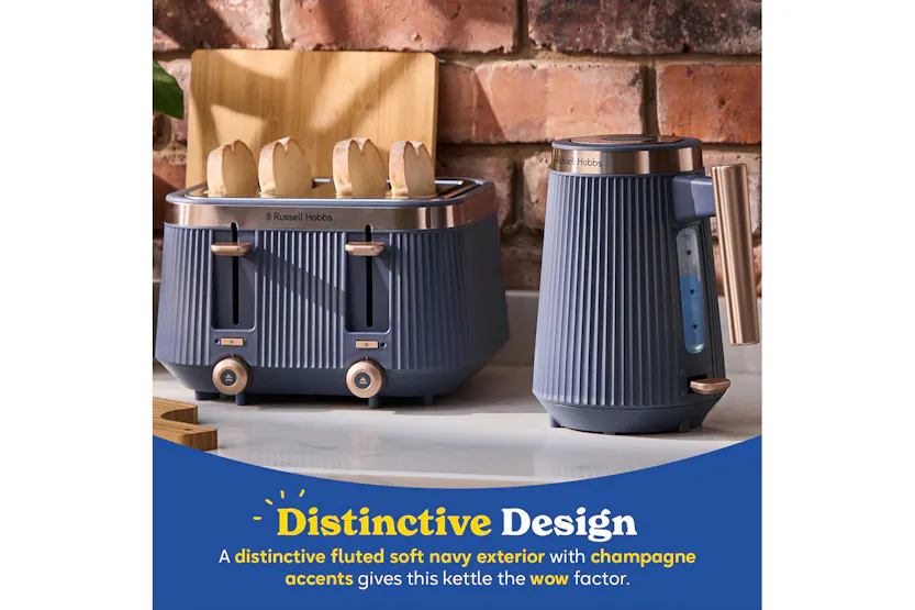Russell Hobbs Bronte Kettle | 26752 | Navy Blue